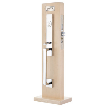 Emtek 3017 Brisbane Brass Mortise Entrance Handleset - Dummy